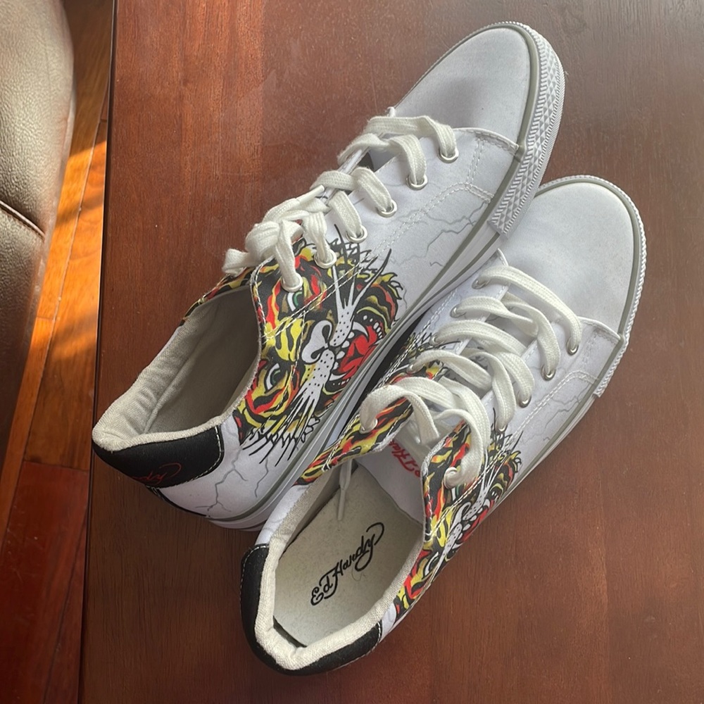 Sz 10.5 Mens Ed Hardy Sneakers